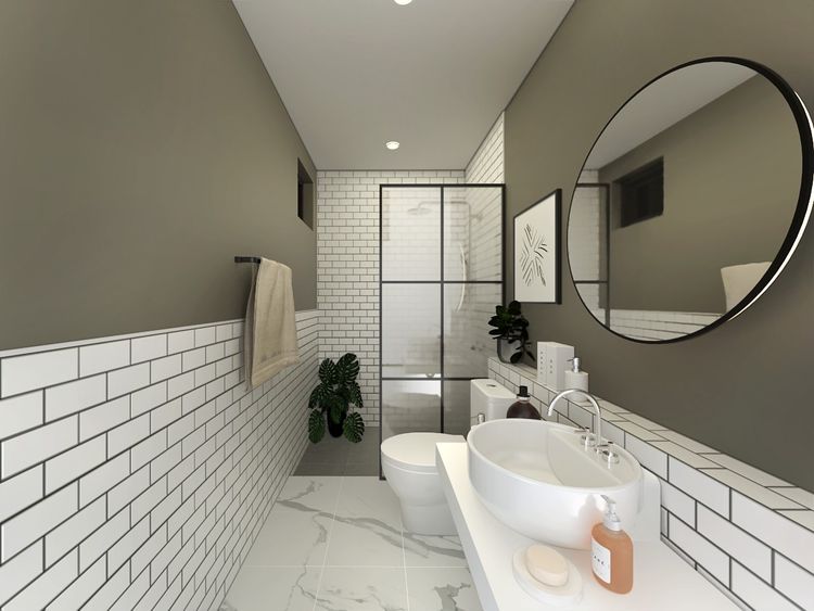 ภาพแบบบ้าน-แบบบ้านสไตล์มินิมอลมูจิ Type A