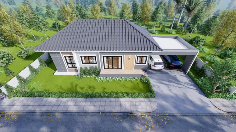 ภาพแบบบ้าน-บ้านพรภัทรา