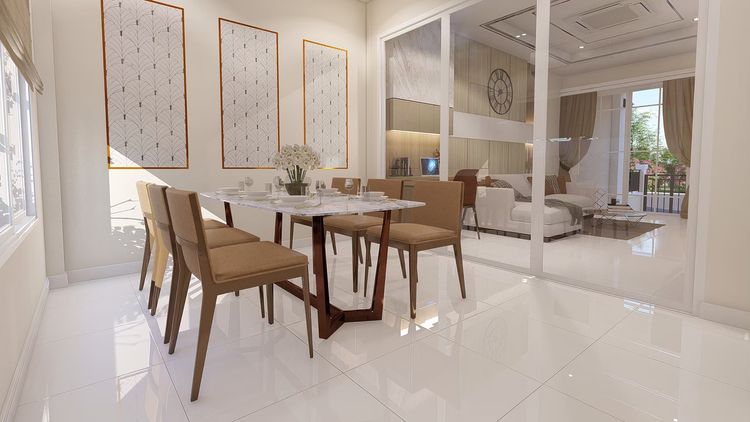 ภาพแบบบ้าน-ทาวน์โฮม 2 ชั้น TYPE B