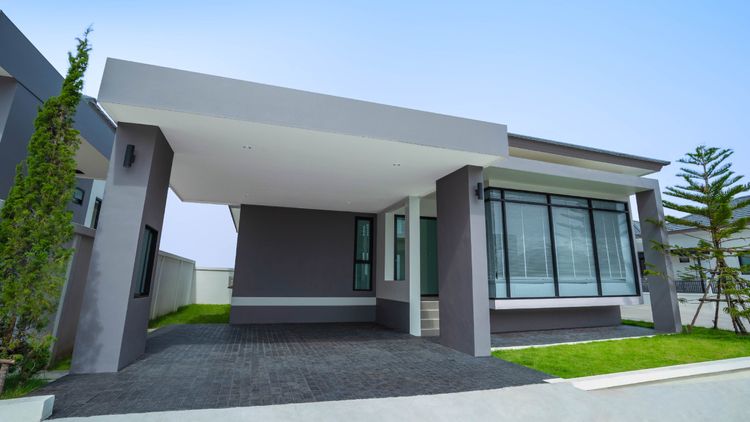 ภาพแบบบ้าน-บ้านเดี่ยวสไตล์ โมเดิร์น