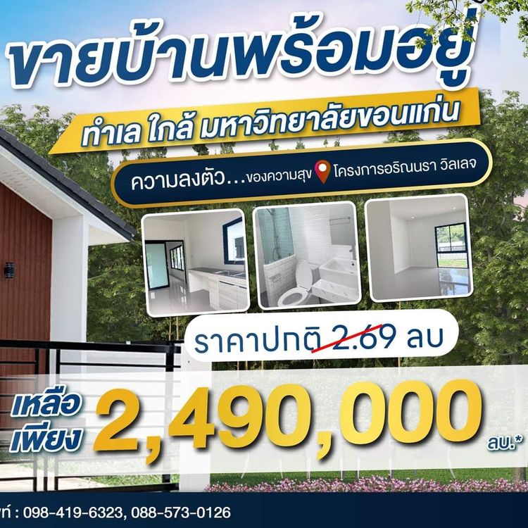 ภาพแบบบ้าน-อริณนรา วิลเลจ