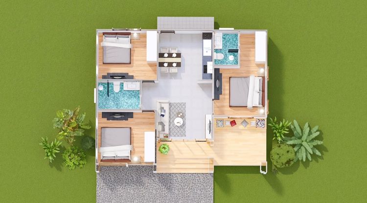 ภาพแบบบ้าน-กฤตชญา โฮม