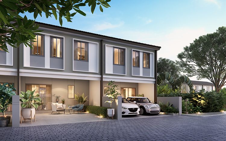 ภาพแบบบ้าน-Town Home * ราคาพิเศษ 1.89 ล้านบา