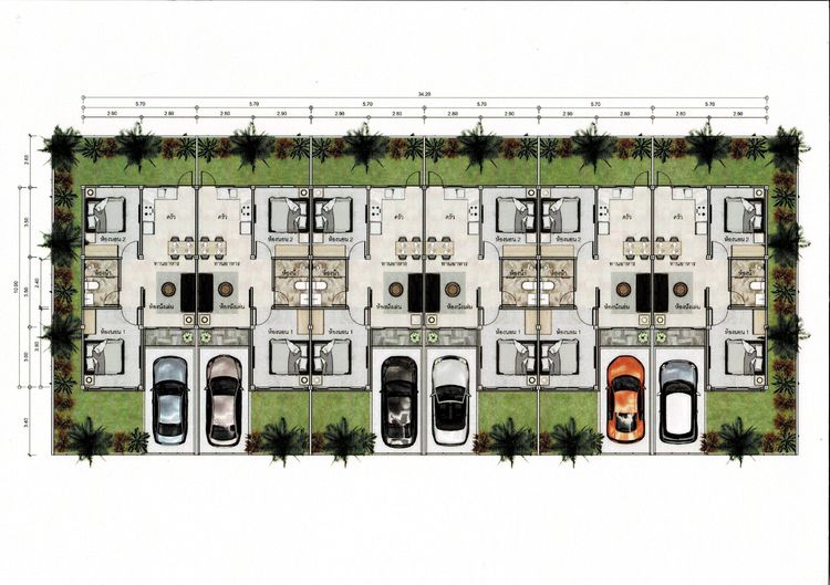 ภาพแบบบ้าน-ทาวน์โฮม