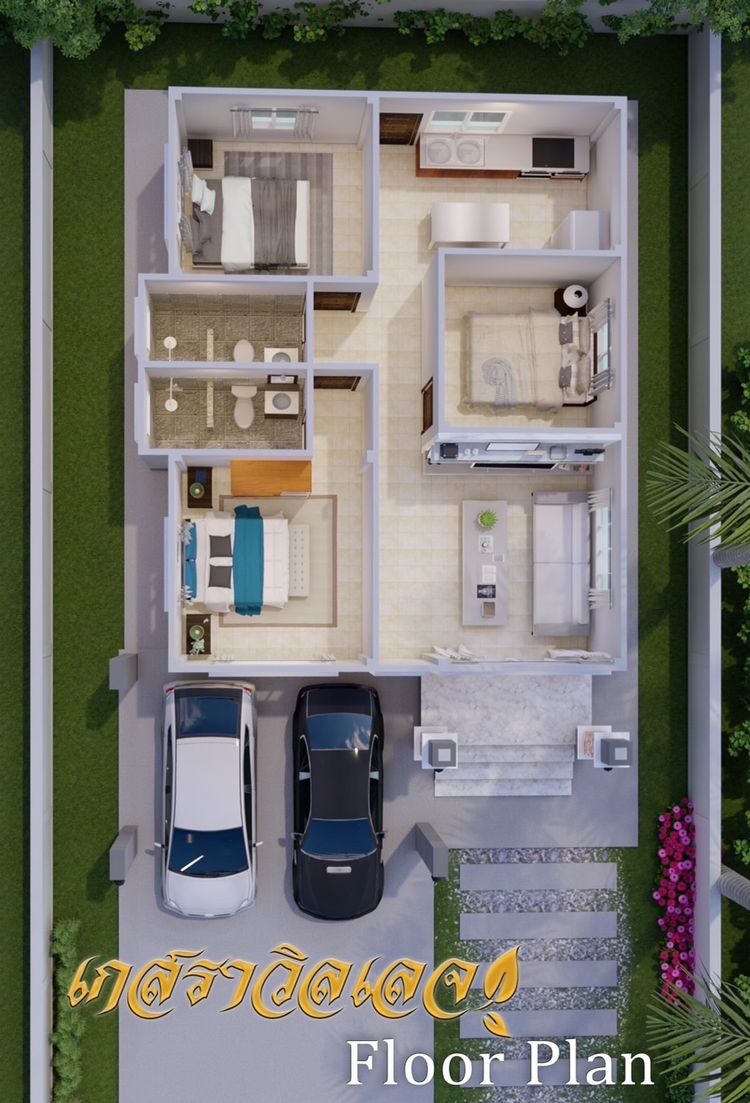 ภาพแบบบ้าน-โครงการบ้านปลาดุก