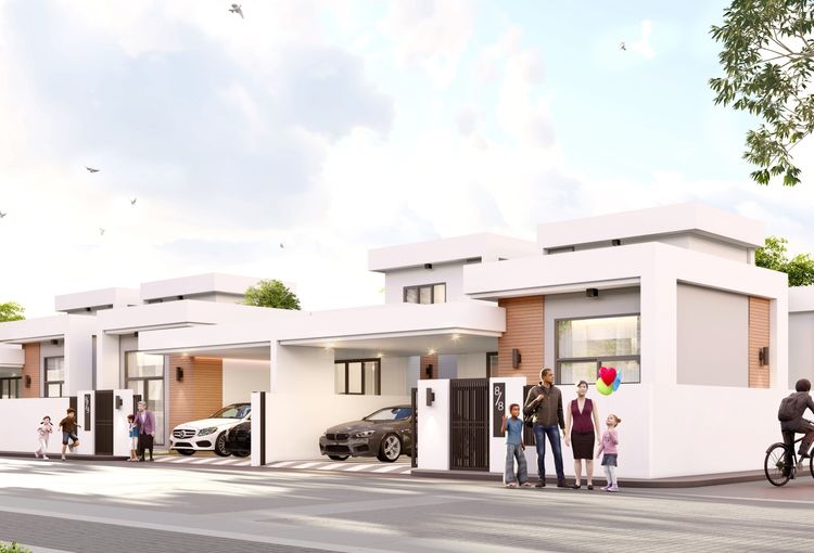 ภาพแบบบ้าน-เเฮมป์ตัน วิลเลจ