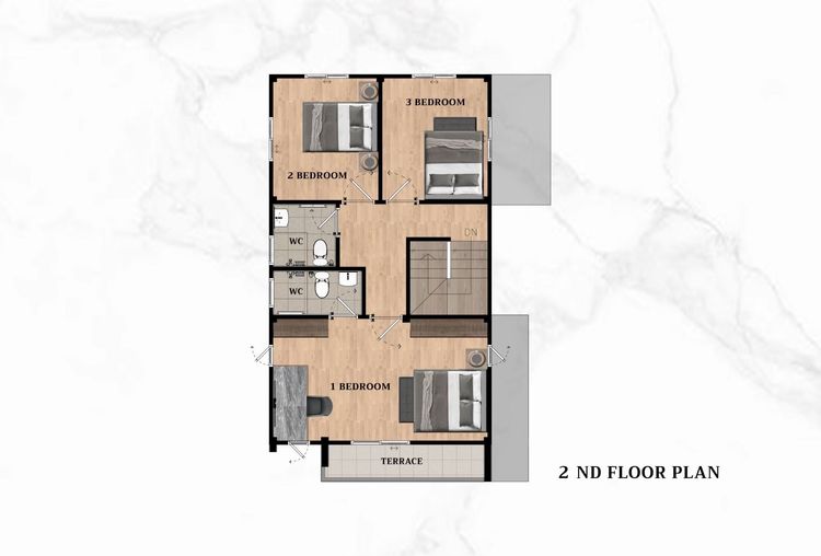 ภาพแบบบ้าน-บ้านเดี่ยวสองชั้น