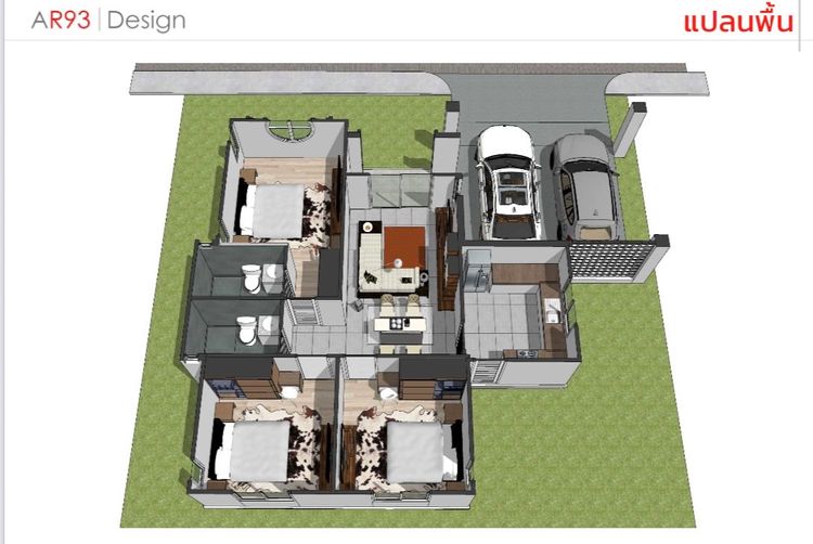 ภาพแบบบ้าน-แบบบ้านสไตล์มูจิมินิมอล ไทป์บี