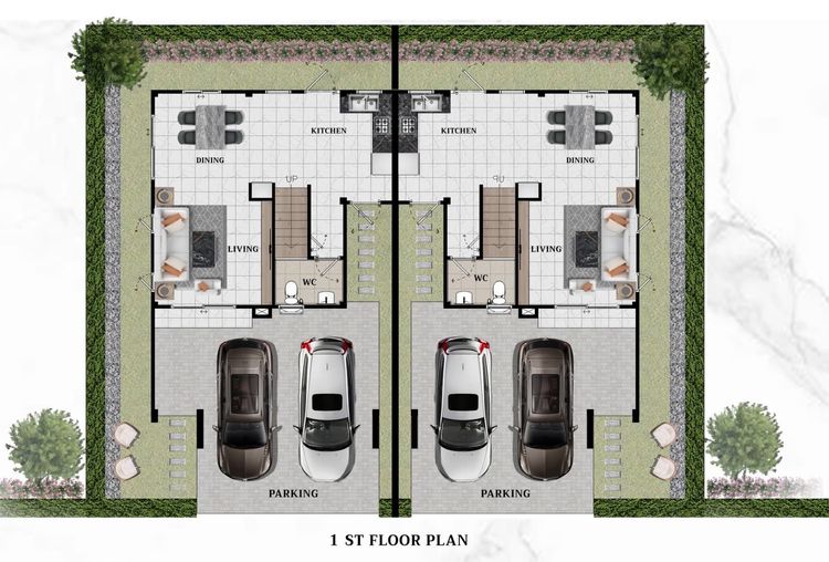 ภาพแบบบ้าน-บ้านเดี่ยวสองชั้น