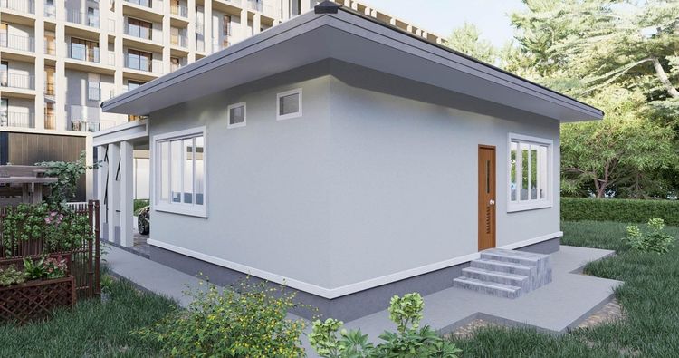 ภาพแบบบ้าน-บ้านเดี่ยวชั้นเดียว