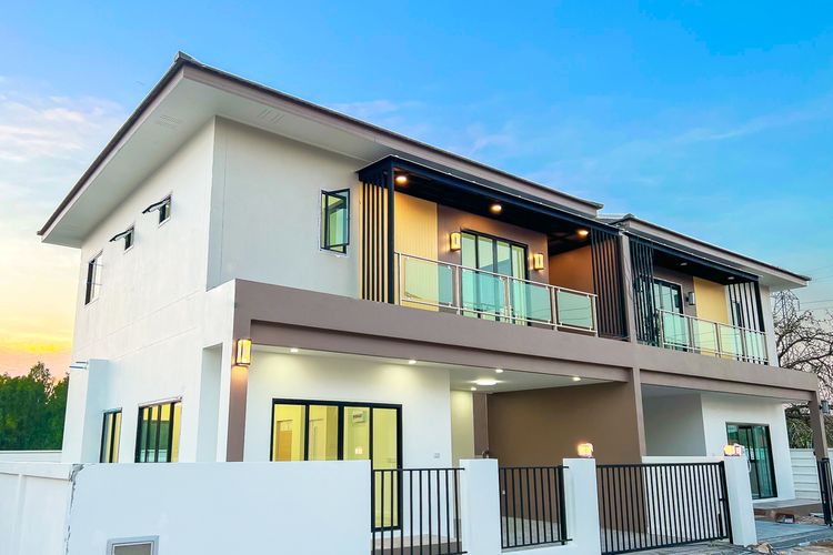 ภาพแบบบ้าน-บ้านแฝด 2 ชั้น