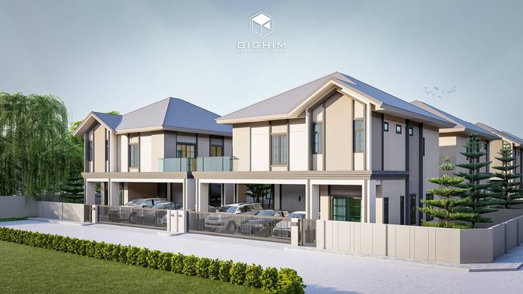 ภาพแบบบ้าน-โครงการแฮปปี้โฮม 1 แบบบ้านสไตล์นอร์ดิก