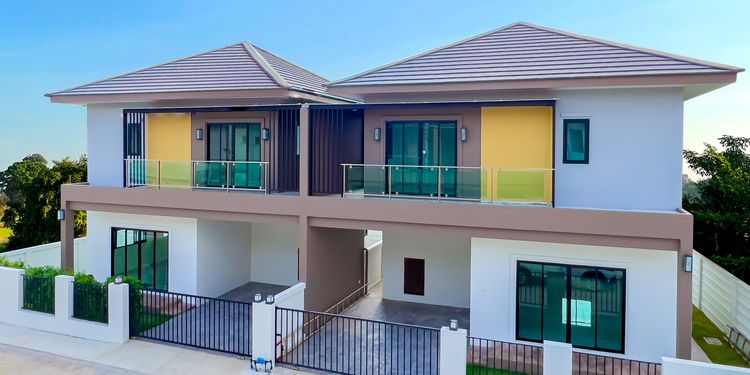 ภาพแบบบ้าน-บ้านแฝด 2 ชั้น