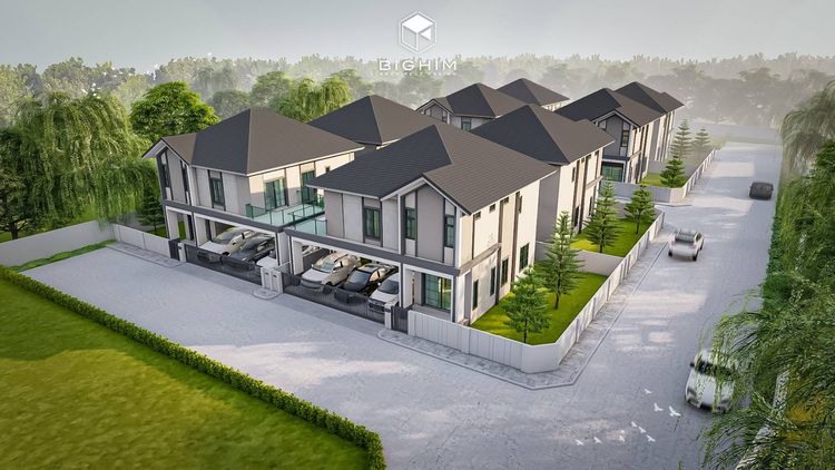 ภาพแบบบ้าน-โครงการแฮปปี้โฮม 1 แบบบ้านสไตล์นอร์ดิก