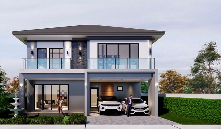 ภาพแบบบ้าน-อลิซไพรด์ เพชรนครา