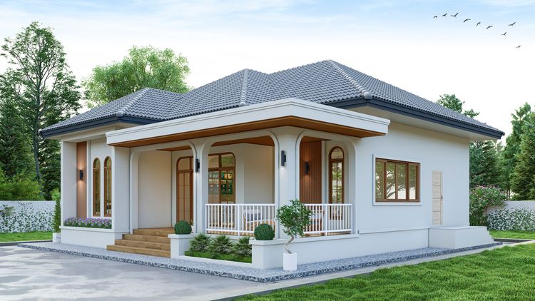 ภาพแบบบ้าน-สไตล์เทมโพราลี่ (Contemporary)