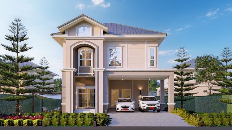 ภาพแบบบ้าน-แบบบ้านสไตล์อิงลิช ไทป์บี