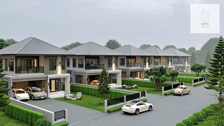 ภาพแบบบ้าน-แบบบ้านสไตล์โมเดิร์นคอนเทมโพารารี่