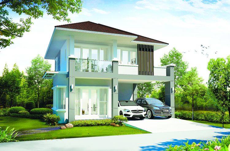 ภาพแบบบ้าน-บ้านแสนสุข M