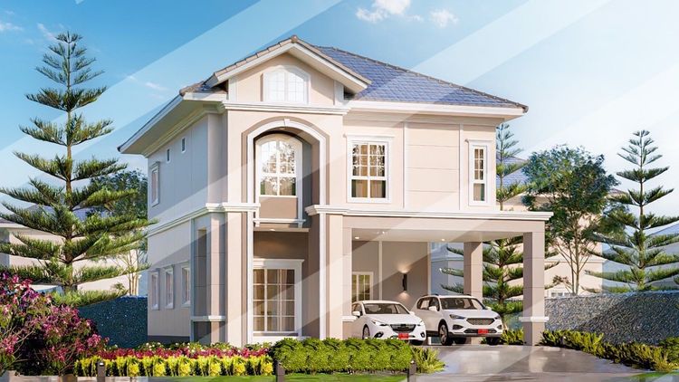 ภาพแบบบ้าน-แบบบ้านสไตล์อิงลิช ไทป์บี