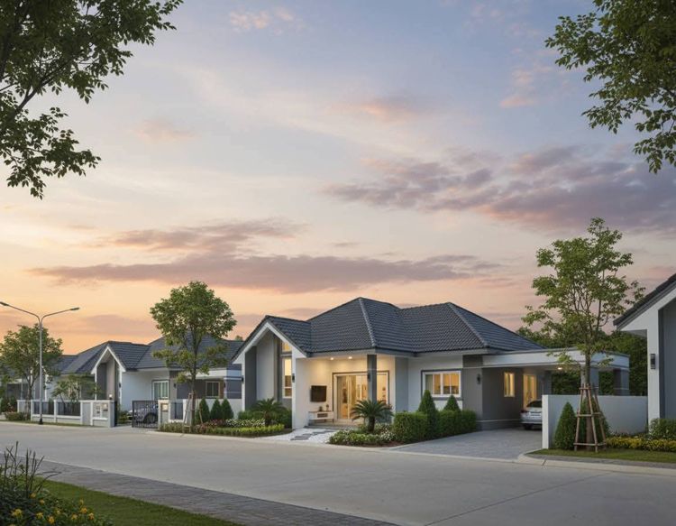 ภาพแบบบ้าน-แบบบ้านสไตล์คอนเทมโพรารี่