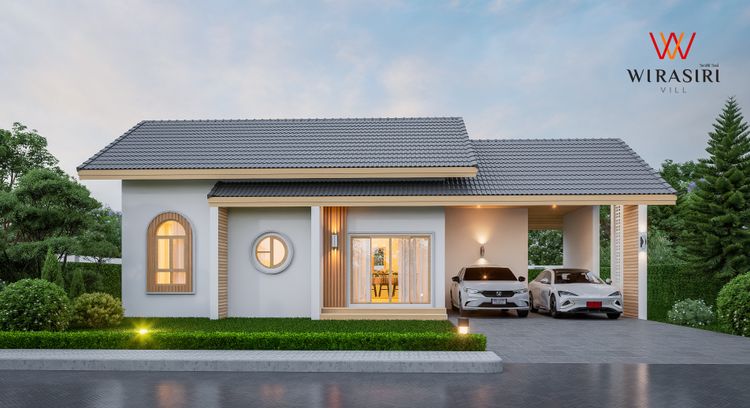 ภาพแบบบ้าน-บ้านเดี่ยวสไตล์มินิมอลมูจิ 2