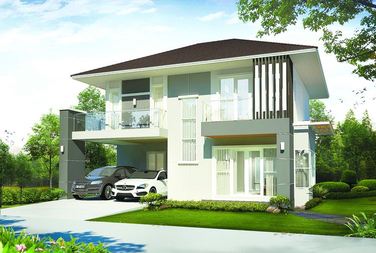 ภาพแบบบ้าน-บ้านแสนรัก L