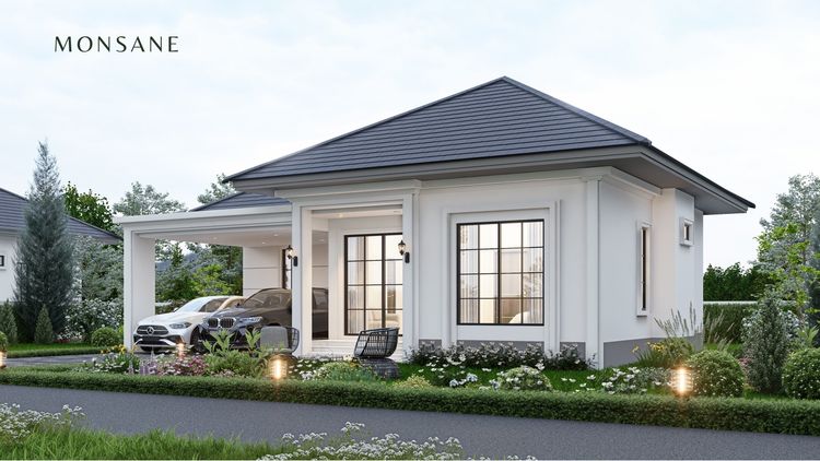 ภาพแบบบ้าน-บ้านเดี่ยวโมเดิร์นคลาสสิค