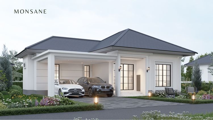 ภาพแบบบ้าน-บ้านเดี่ยวโมเดิร์นคลาสสิค