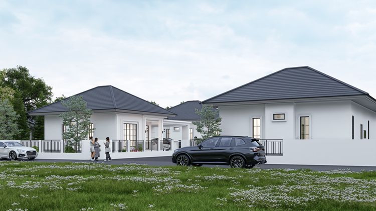 ภาพแบบบ้าน-บ้านเดี่ยวโมเดิร์นคลาสสิค