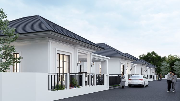 ภาพแบบบ้าน-บ้านเดี่ยวโมเดิร์นคลาสสิค