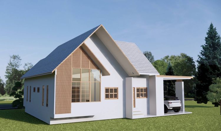 ภาพแบบบ้าน-แบบบ้านที่ 1