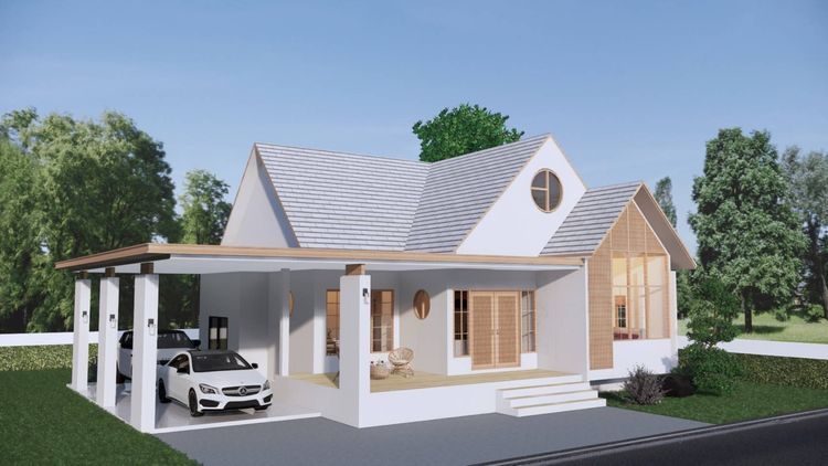 ภาพแบบบ้าน-แบบบ้านที่ 1