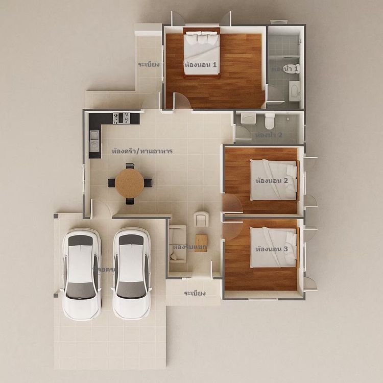 ภาพแบบบ้าน-บ้านโมเดิร์นมินิมอล