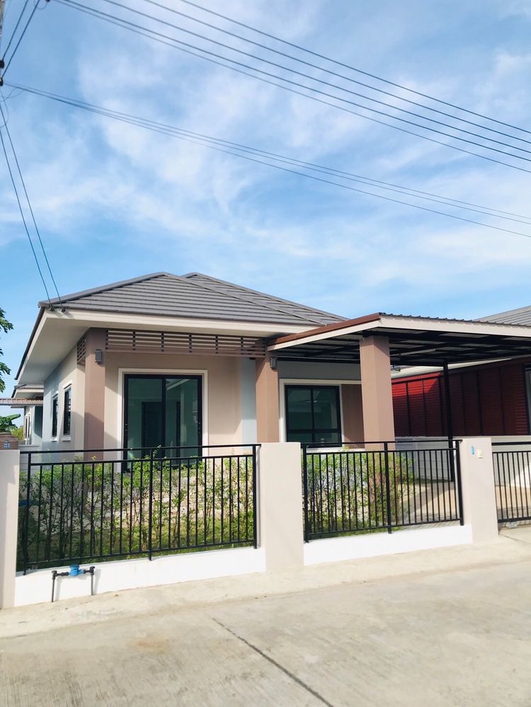 ภาพแบบบ้าน-โมเดิร์น ชั้นเดียว 2 ห้องนอน