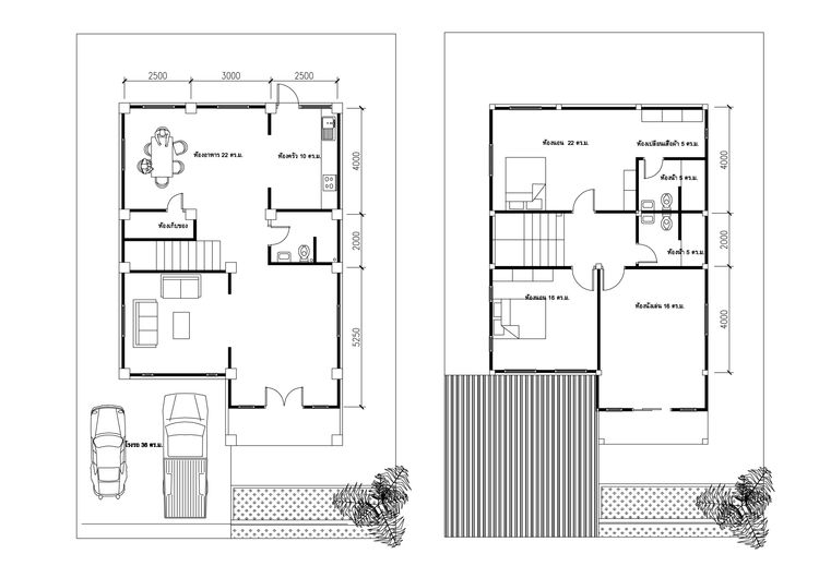 ภาพแบบบ้าน-บ้านเดี่ยว 2 ชั้น (ขนาดใหญ่ พิเศษ)