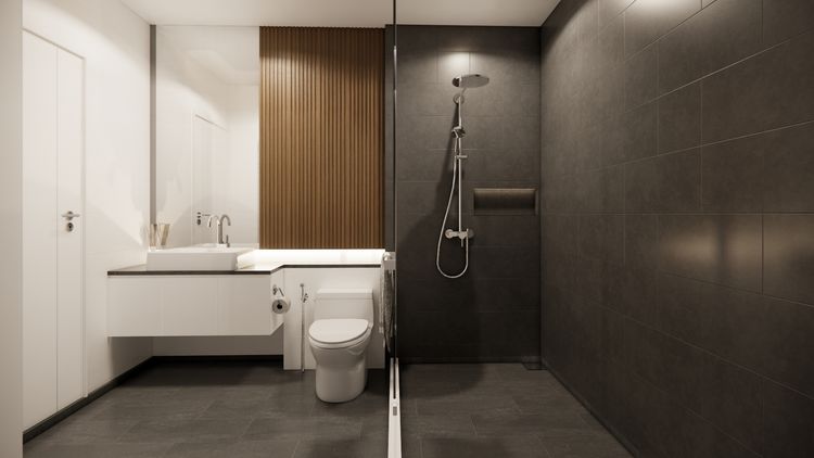 ภาพแบบบ้าน-ห้องเริ่มต้น พร้อมพื้นที่ด้านหลังแบบที่ 1