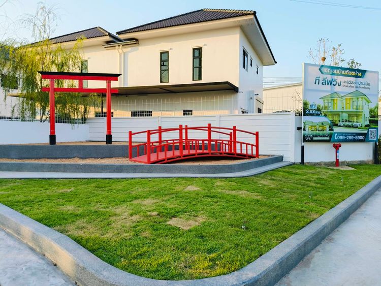 ภาพแบบบ้าน-บ้านแฝดหน้ากว้างจอดรถได้ 3คัน