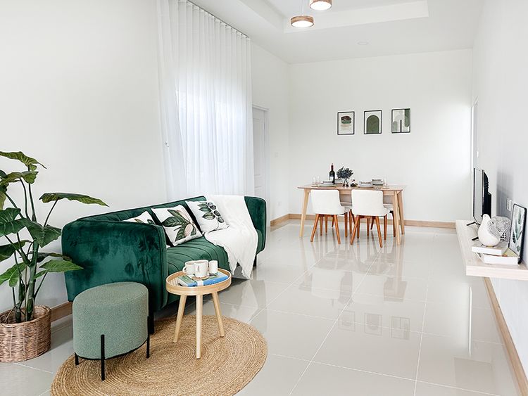 ภาพแบบบ้าน-บ้านแฝดชั้นเดียว