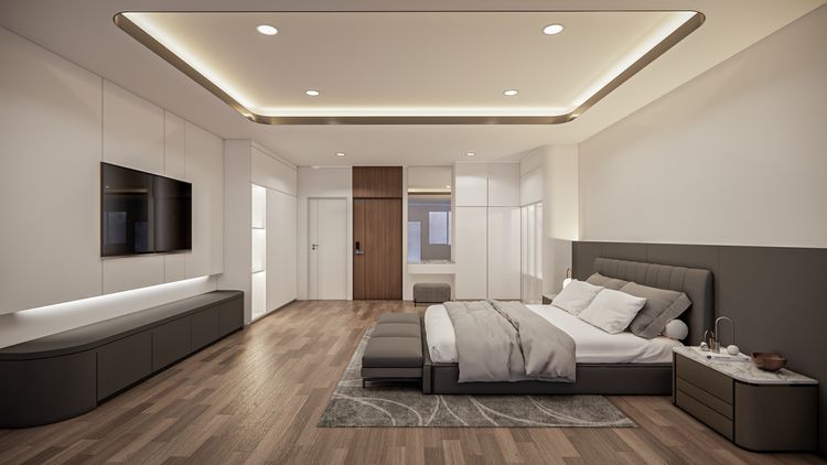 ภาพแบบบ้าน-ห้องเริ่มต้น (ห้องริม) พร้อมพื้นที่ด้านหลังแบบที่ 2