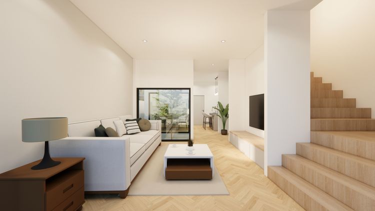 ภาพแบบบ้าน-ทาวน์โฮม อารมณ์บ้านเดี่ยว