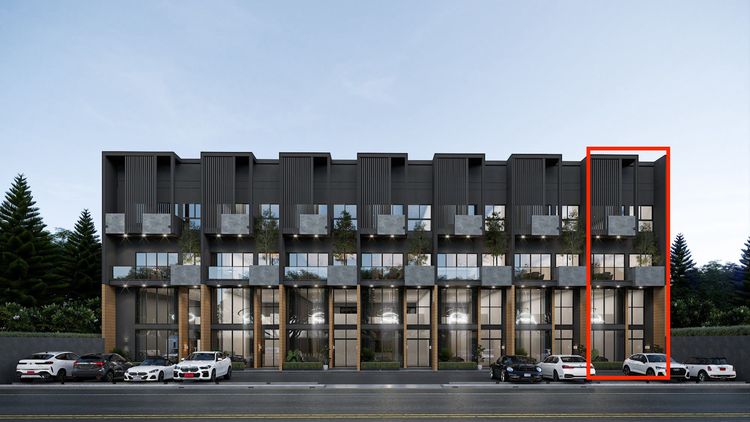 ภาพแบบบ้าน-ห้องเริ่มต้น (ห้องริม) พร้อมพื้นที่ด้านหลังแบบที่ 2