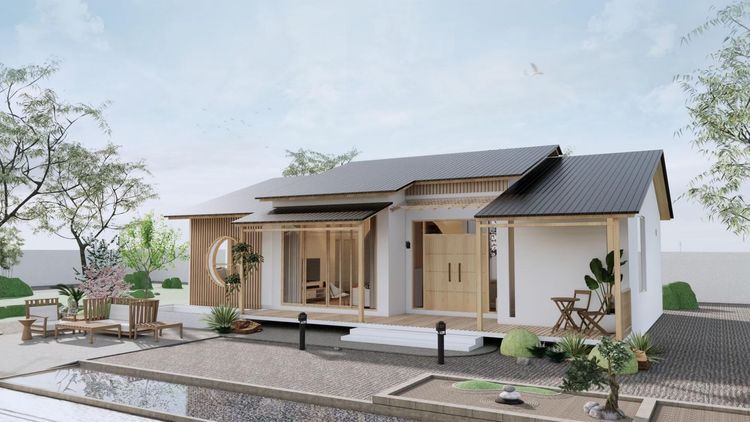 ภาพแบบบ้าน-Muji House