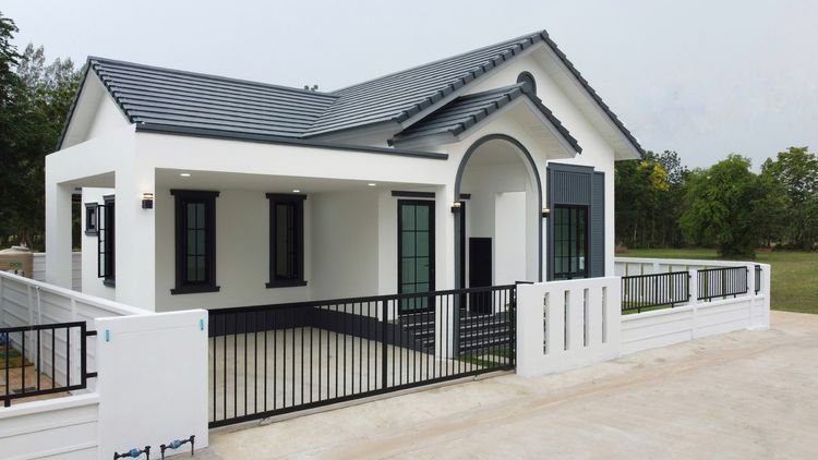 ภาพแบบบ้าน-แบบบ้านสไตล์อิงลิช โมเดิรร์น