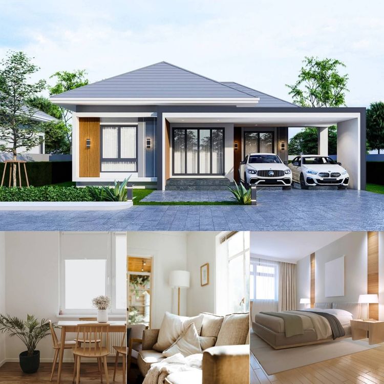 ภาพแบบบ้าน-จิรพงษ์แลนด์ เฟส 6 แบบบ้านสไตล์ปั้นหยา