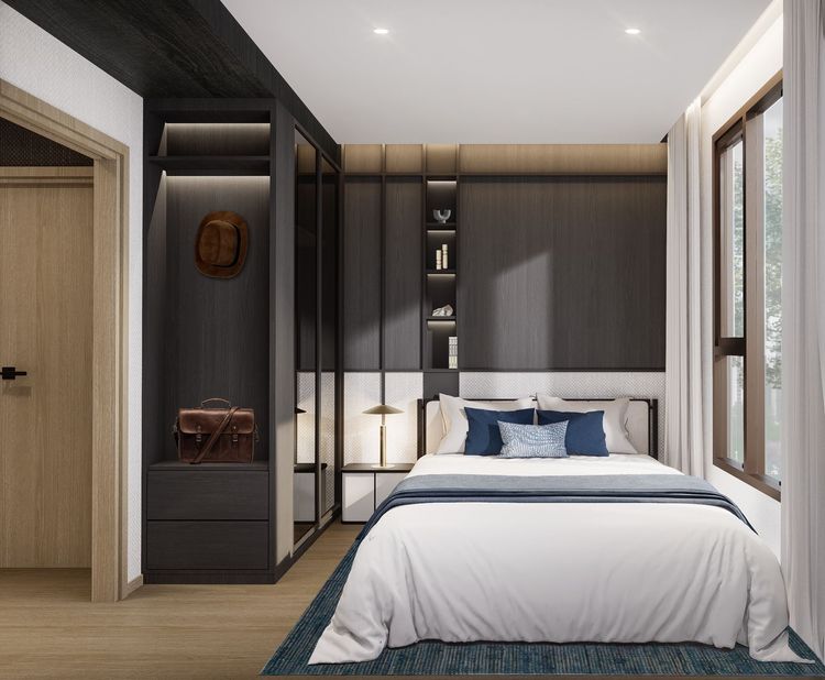 ภาพแบบบ้าน-Type D (1 Bedroom Plus)