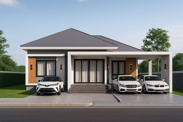 ภาพแบบบ้าน-จิรพงษ์แลนด์ เฟส 6 แบบบ้านสไตล์ปั้นหยา