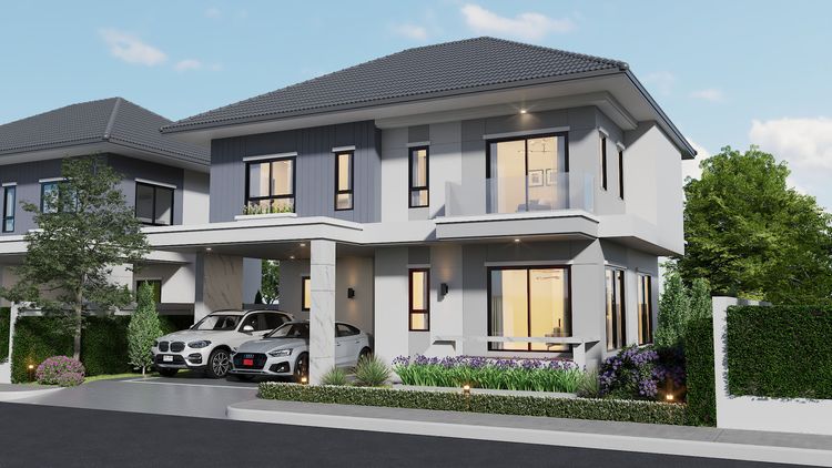 ภาพแบบบ้าน-บ้านบารมี