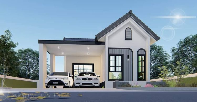 ภาพแบบบ้าน-จิรพงษ์แลนด์ เฟส 6 แบบบ้านสไตล์ปั้นหยา