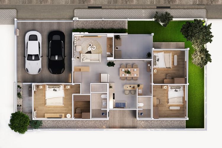 ภาพแบบบ้าน-บ้านเดี่ยว Type A